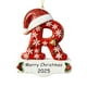 thumbnail image 2 of Adornos de letras para árbol de Navidad | Colgantes con el alfabeto | Set de 26 piezas para decoración navideña DIY | Adornos colgantes de acrílico para el hogar, la oficina y la escuela, 2 of 9