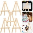 thumbnail image 2 of MasteelfCA 5pcs Tabletop Easel for Card Wooden Easel Mini Wood Display Easels Wood Display Easel Stand, 2 of 8