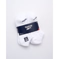 thumbnail image 2 of Calcetines Reebok de corte bajo para hombre, paquete de 6 cojines básicos, tallas 6-12,5, 2 of 7