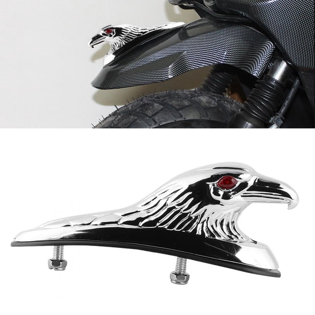 Decoración de guardabarros Bling Bling delantero universal para motocicleta Aluminio cromado