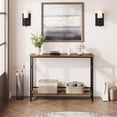 thumbnail image 4 of Cherish Entryway Console Table - 39.4” Rustic Sofa Table with Adjustable Shelf for Storage, 4 of 7