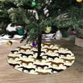 thumbnail image 2 of FMSHPON HorseSymbol of Year Xmas Christmas Tree Skirt Stand Mat for Holiday Party Decoration Indoor Outdoor 36 inches, 2 of 3