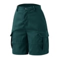thumbnail image 5 of Jxximdong Shorts for Women Womens Summer Outdoor Active Hiking With Pockets Short Pants Green S Pants, 5 of 6