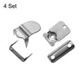 thumbnail image 3 of Uxcell 4set Hooks and Eyes Closure Set 12mm Metal Hook and Eye Sewing Clasp Snaps Fasteners for Clothing Bra Trousers Pants DIY Craft, Gunmetal, 3 of 7