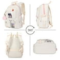 thumbnail image 6 of AO ALI VICTORY Laptop Backpacks 16 Inch School Bag College Backpack Large Travel Daypack Kawaii Bookbags for Teens Girls Women Students (White), 6 of 7