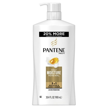 Pantene Pro-V Daily Moisture Renewal 2 in 1 Shampoo & Conditioner, 30.4 fl