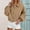 Khaki, variant on Suede Jacket Women Going Out Jackets for Women Cropped Jacket Workout Jackets for Woman Zip Up Jacket Full Zip Jacket Women Fall Outfits Khaki M