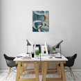thumbnail image 3 of Colorful Graffiti Canvas Art Modern Abstract Blue Fantasy Paintings for Home Decor (12x16inch), 3 of 7