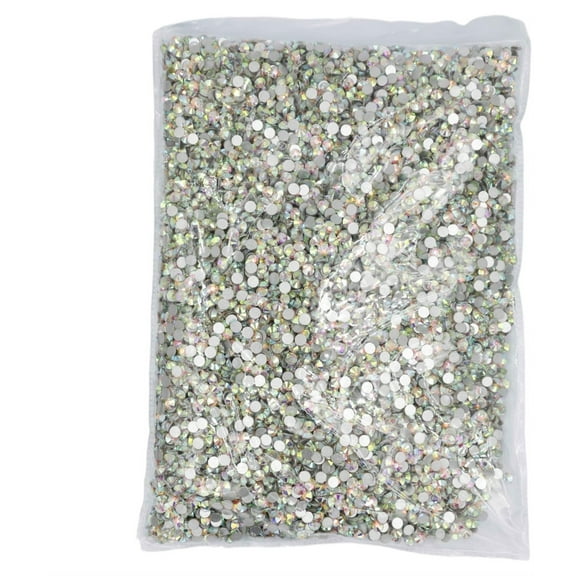 SS3-SS20 Flatback Crystal AB Non hotfix Rhinestones AB Strass for Nail Art Decorations