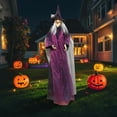 thumbnail image 3 of Halloween Colourful Glow Creepy Sound Activated Witch Decorations Halloween light up decoration props for Home Holidays Outdoor, 3 of 7