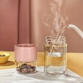 thumbnail image 6 of Infusifie Tea Infuser, 2025 New Glass Tea Infuser Bottle, Double Layer Stainless Steel Leakage Proof Glass Water Bottle with Infuser, Tea Flood Cup for Loose Leaf Tea (Rose Gold,350ml), 6 of 8