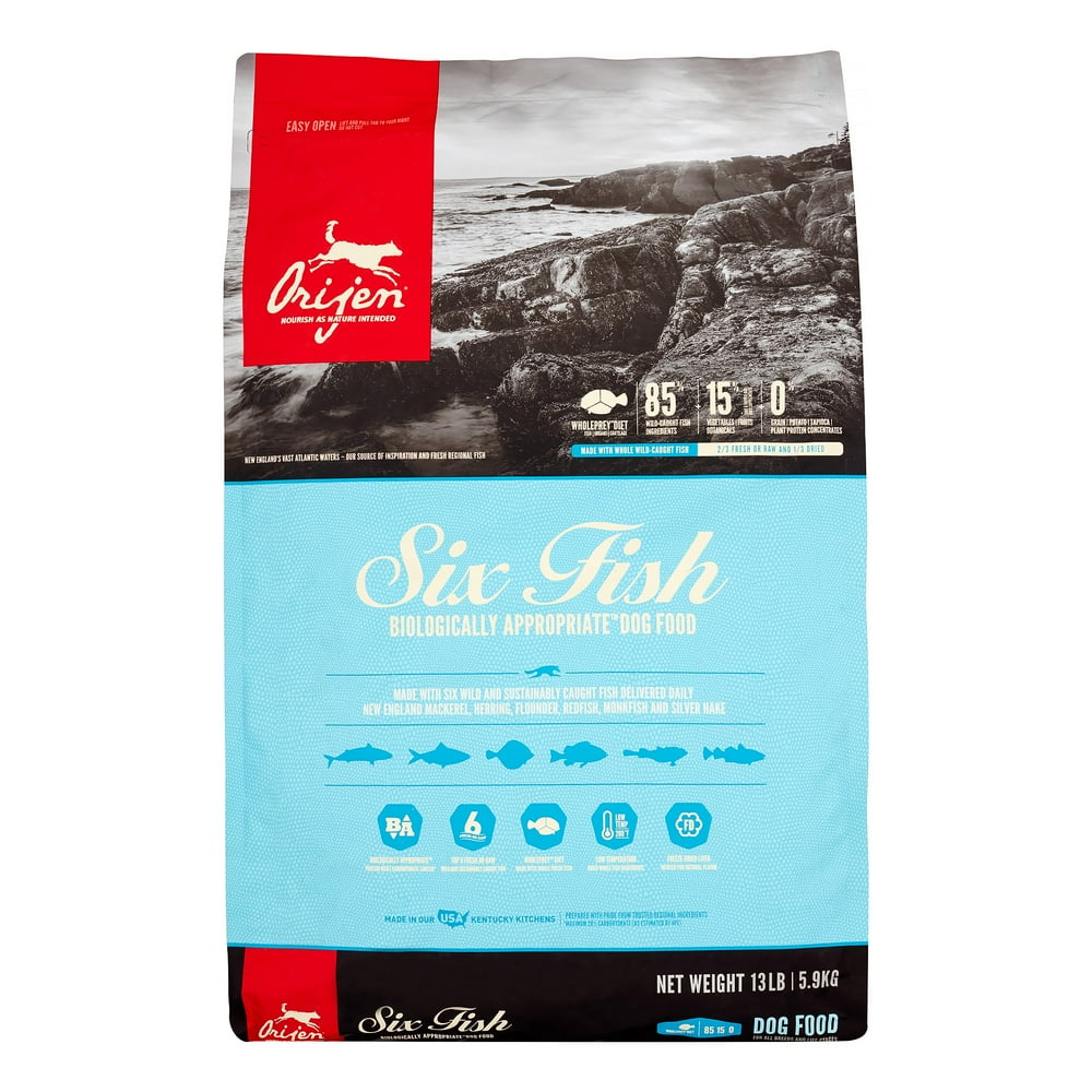 Orijen Six Fish Biologically Appropriate Fresh Fish & Sea Vegetables