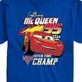 thumbnail image 3 of Disney's Cars - Lightning McQueen Seven Time Champ - Men's Short Sleeve Graphic T-Shirt, 3 of 5