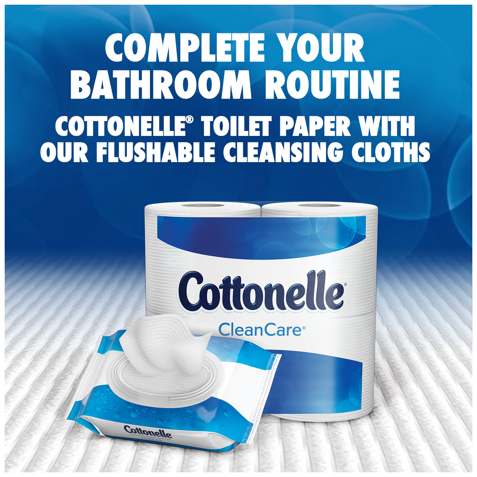 Cottonelle Clean Care Toilet Paper, 18 Double Rolls - image 8 of 8