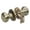 Antique Brass, variant on Master Lock BCO0405 Antique Brass Biscuit Passage Entry Door Knob