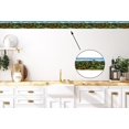 thumbnail image 3 of Concord Wallcoverings Wallpaper Border Nature Pattern Village Houses Autumn for Living Room Cottage, Green Red Blue White, 6.75 Inches by 15 Feet 00029174, 3 of 4