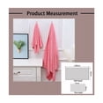 thumbnail image 4 of 4 Pzs Juego Toalla Baño, lana Coral Suave De Alta Densidad rosa/morado, 4 of 4