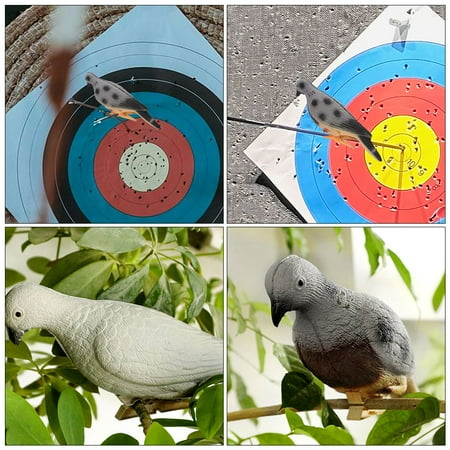 GOOHOCHY EVA Foam Dove Shaped Targets for Archery Practice with Realistic Design and Safe Material 2pcs