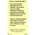 thumbnail image 2 of Prayer to St. Benedict (2) holy card - laminated - Pack of 25, 2 of 2