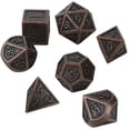 thumbnail image 2 of IWMango 7pcs Metal Vintage Polyhedral Dices Irregular Shape Table Game Dice, 2 of 10