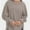 Coffeegrey, variant on Women Oversized Sweatshirts Crewneck Side Slit Pullover Long Sleeve Casual Tops