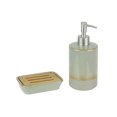 thumbnail image 1 of Taupe Ceramic Soap Dish and Lotion Dispenser Kitchen / Bath Accessory Set, 1 of 3