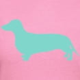 thumbnail image 3 of CafePress - Dachshund Silhouette Women's Classic T Shirt - Women's Traditional Fit Dark T-Shirt, 3 of 4