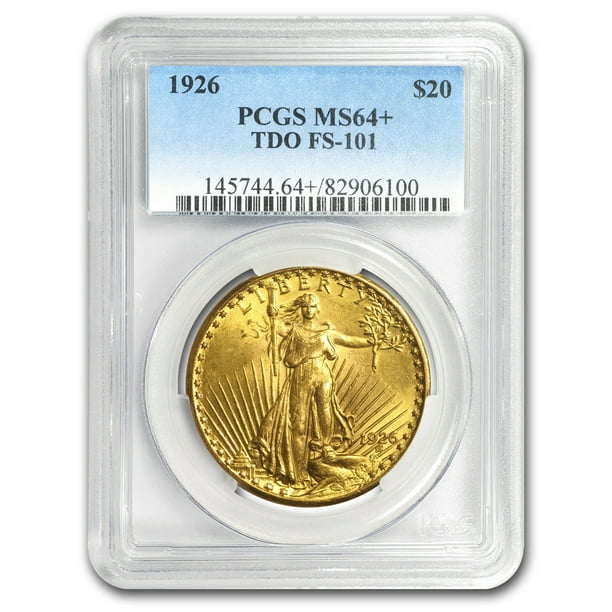 1926 Saint Gaudens Gold Double Eagle Ms 64 Pcgs Tdo Fs 101 Walmart Com