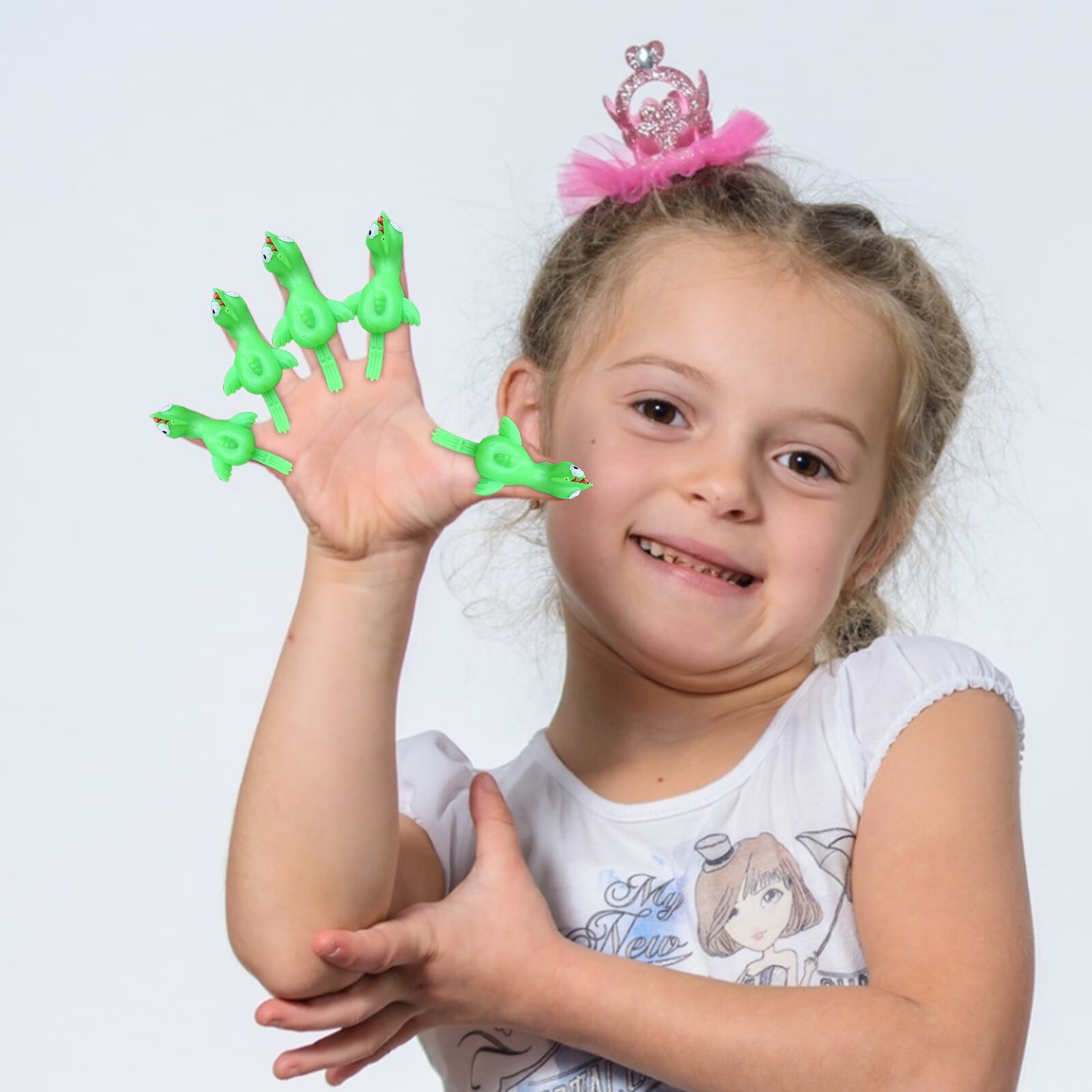 Squishy Toy Pet Rubber Toys Flying Chicken Finger Elastic