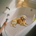 thumbnail image 3 of Bath Mat for Dogs Dog Bathtub Mat Non with Suction Cups Puppy Bathing Pad Pet Grooming Accessory for Small Medium Large Puppy, 3 of 4