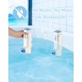 thumbnail image 4 of Bath Jets KokoSelene MSW-01, recargable, para bañera, color blanco-azul, 4 of 9