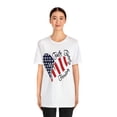 thumbnail image 2 of Red White Blue July 4th Women's T-Shirt Faith Family Freedom, 2 of 11