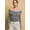 Gray, variant on Saronite Ribbed Bardot Neck Zip Up Viscose Stretchy Long Sleeve Top, White (Women's)