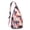 Pink-1, variant on Abstract Art Sling Backpack – Colorful Geometric Tie Dye Crossbody Daypack, Psychedelic Pop Art Hiking Bag for Women & Men, Fashionable & Lightweight Outdoor Travel Pack