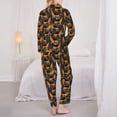 thumbnail image 6 of Goofa German Shepherd Dog Printed Women’s 2 Piece Pajama Set Super,Pajamas Women's Long Sleeve Sleepwear Soft Button Down Loungewear Pjs Lounge Set Nightwear-Large, 6 of 9