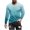 D-Sky Blue, variant on Wyobmus Mens Crew Neck T-Shirts Plus Size Tops Gradient Color Printed Pullover Loose Fit Long Sleeve Tshirt A-Blue