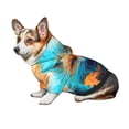 thumbnail image 7 of Honeii Fiery Red Maple Leaf Fox Print Small Dog Hoodies Pet Hooded Sweatshirts Fall Winter Puppy Cat Sweaters Warm Clothes for Small Dogs Outfits Costume-XX-Large, 7 of 7