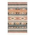 thumbnail image 2 of SAFAVIEH Kilim Marie Tribal Area Rug, Blue/Rust, 4' x 6', 2 of 7