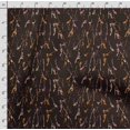 thumbnail image 4 of Soimoi Texture Print, Velvet Fabric, Decor Sewing Fabric By The Yard 54 Inch Wide,Decorative Fabric For Upholstery And Home Accents, Brown, 4 of 5