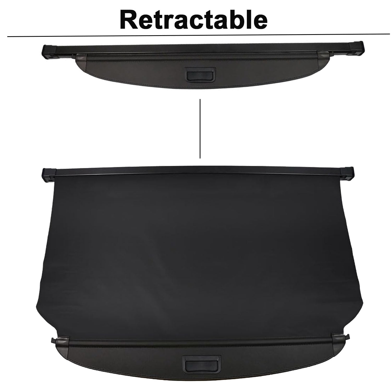 Fit Kia Sorento 2021-2026 Retractable Cargo Cover for 2021 2022 2023 2024 2025 2026 Kia Sorento Suv Accessory Rear Trunk Privacy Shade Black