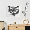 thumbnail image 6 of Picia Majestic Wolf Landscape Pattern Decorative Picture – Unique Wall Art, Modern Canvas Print for Trendy Interiors (Horizontal), 6 of 6
