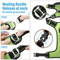 thumbnail image 3 of Plutus Pet No Pull Dog Harness, Release at Neck, Adjustable Reflective Dog Vest Harness, XL, Green, 3 of 7