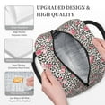 thumbnail image 3 of Daiia Rose Mix Leopard 3 Pattern Lunch Bag , Insulated Lunch Box, Small Leakproof Cooler Food Lunch Containers Reusable High Capacity Lunch Tote Bags-One Size, 3 of 6