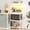 Type D, variant on Tydimor 71" White Pantry Cabinet, Acrylic Display Buffet with LED Light Strip, Charging Station, Hooks & Wine Glass Rack, Freestanding Storage Cabinet for Kitchen Dining Room