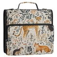 thumbnail image 5 of FORMRS Zipper Binder with Shoulder Strap 2-inch Ring 500 Sheet Capacity File Bag, Animals in A Forest Pattern, 5 of 5
