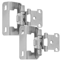2 Pcs Spring Hinge Anti Door Slam Self Closing Hinge 5.70X4.00X3.50CM Silver