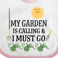 thumbnail image 4 of Inktastic Gardening Funny Garden is Calling Boys or Girls Baby Bib, 4 of 4