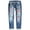 Blue, variant on Aayomet Slim Fit Pants Women Womens Denim Pants Ripped Jeans Casual Loose Trousers Heart Print Distressed Stretch Jeans Slim,Blue XL