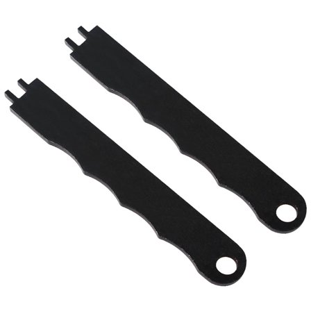 Spark Plug Puller Tool for Car Use Made of Alloy Steel Black Color Lightweight Compact and Durable 2 pcs