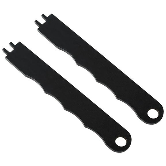 Spark Plug Puller Tool for Car Use Made of Alloy Steel Black Color Lightweight Compact and Durable 2 pcs